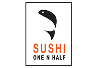 Sushi One N Half logo